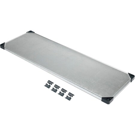 Nexel S1854SZ Solid Galvanized Shelf 54inW x 18inD B2391957